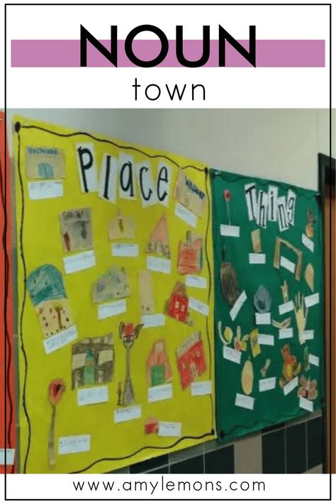 Noun Town - Amy Lemons Noun Town, Noun Chart, Common Noun, Amy Lemons, Common Nouns, Inside Of Me, Sight Word Reading, One More Day, Pure Joy