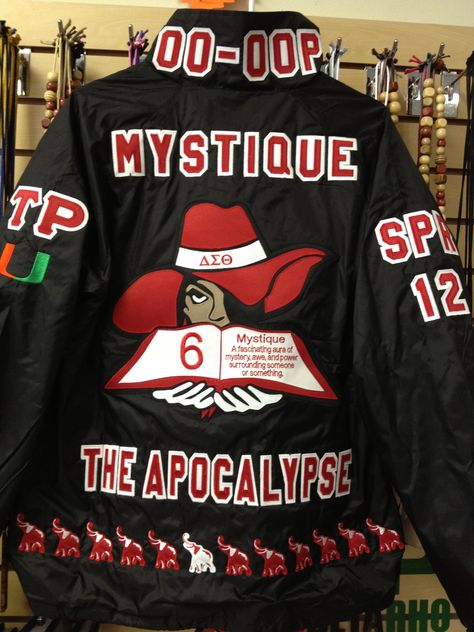 Mystique DST | Delta Sigma Theta Custom Jacket Alpha Phi Alpha Paraphernalia, Delta Sigma Theta Apparel, Delta Sigma Theta Gifts, Hot Topic Clothes, Delta Girl, Delta Sigma Theta Sorority, Alpha Phi Alpha, Sigma Gamma Rho