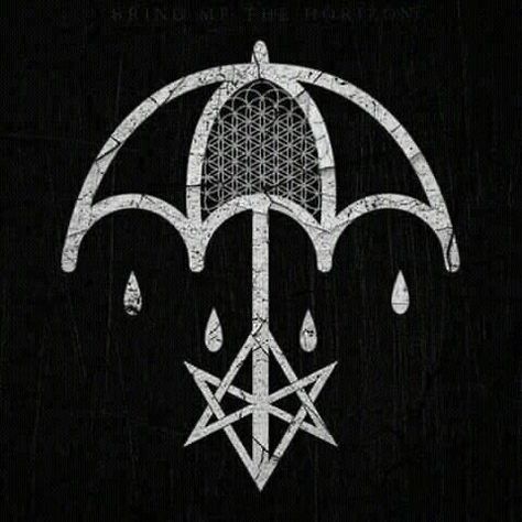 Bmth Tattoo, Occult Tattoo, Rune Tattoo, Lyric Tattoos, Band Wallpapers, Music Tattoos, Band Tattoo, Dark Art Drawings, Dark Tattoo