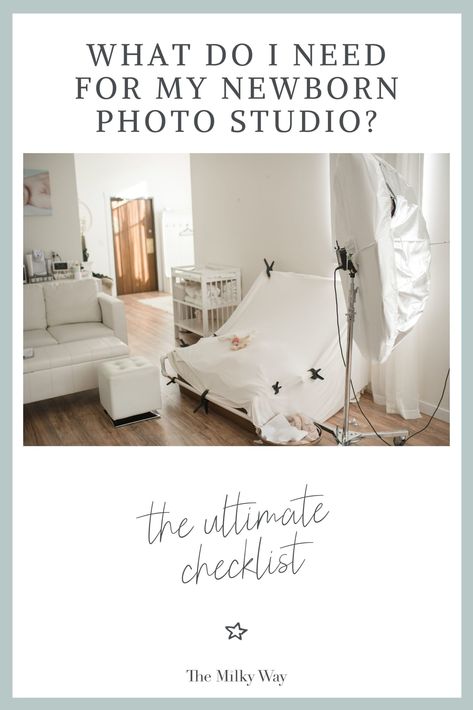 In Home Photography Studio, Diy Photography Studio, Small Photo Studio, Small Photography Studio, Newborn Wrapping, Studio Baby Photography, Photography Studio Decor, Home Photo Studio, Photography List