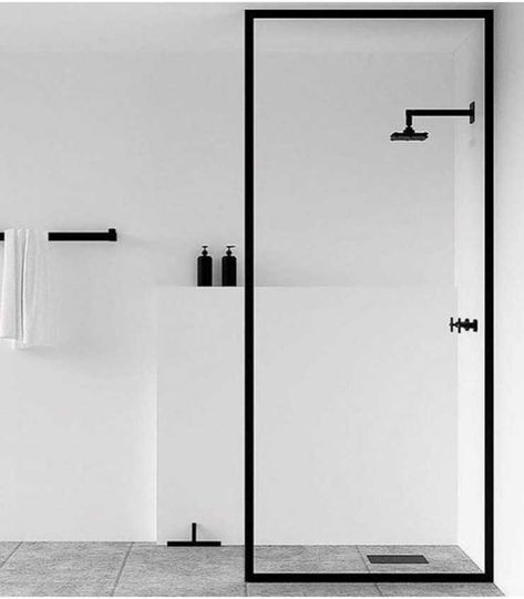 Small Shower Room Design, Black Carpet Bedroom, Shower Room Design, Carpet Runners For Hallways, Hba Design, Swedish Interior Design, Susan Sullivan, Room Minimalist, Mirror Makeover