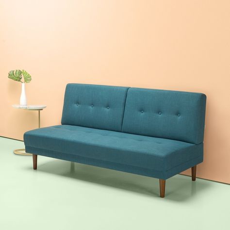 Armless Sofa Living Room, Turquoise Sofa, Mid Century Loveseat, Turquoise Furniture, Living Room Turquoise, Ikea Sofa, Couch And Loveseat, Cozy Spot, Mid Century Sofa