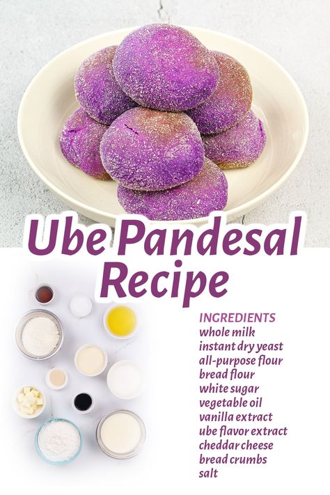 Ube Brownies Filipino Desserts, How To Make Pandesal Filipino Recipes, Ube Cheese Pandesal Recipe, Ube Pandesal Recipe, Pandesal Recipe Philippines, Best Pandesal Recipe, Negosyo Ideas, Cheese Pandesal Recipe, Filipino Pandesal