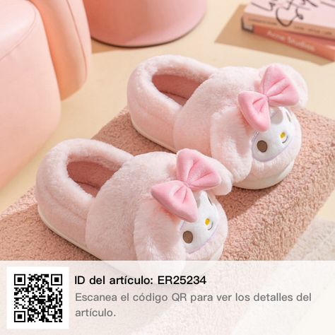 Cute Slippers Fluffy, Sanrio Slippers, Slippers Aesthetic, Sanrio Fashion, Pinterest Shop, Kawaii Characters, Gift Wishlist, Dog Seat Covers, Kitty Stuff