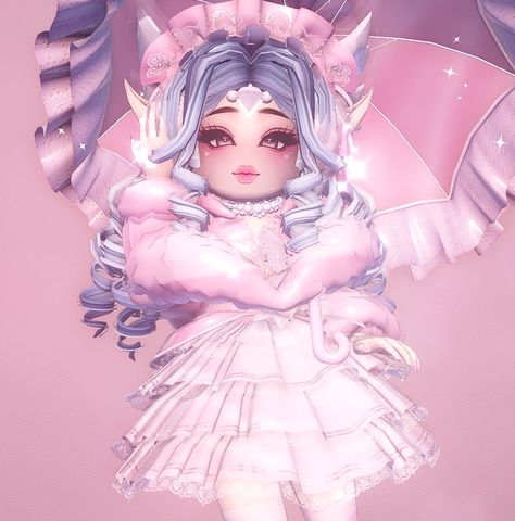 Isabella on Twitter: "sweet pink 🌸🤍 #royalehigh #royalehighoutfit https://t.co/G6X2foxRJN" / Twitter Royalhigh Outfits, Rh Outfits, Rh Fits, Aesthetic Roblox Royale High Outfits, Characters Inspiration Drawing, Pastel Outfit, Royal Outfits, Royale High, Pink Fits