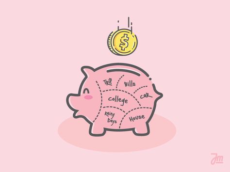 Piggy bank Pink Piggy Bank Aesthetic, Piggy Bank Drawing, Piggy Bank Aesthetic, Money Pig, Pink Piggy Bank, Running Illustration, Pig Images, Banks Icon, Money Jars