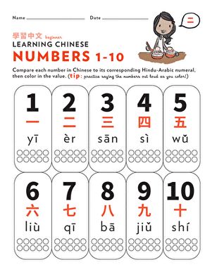 Chinese Numbers 1 To 10 Worksheet, Chinese Number Worksheet, Number In Chinese, Chinese Worksheet For Kindergarten, Chinese Numbers 1 To 10, Numbers In Chinese, Chinese Worksheet, Chinese Numbers, Chinese Alphabet