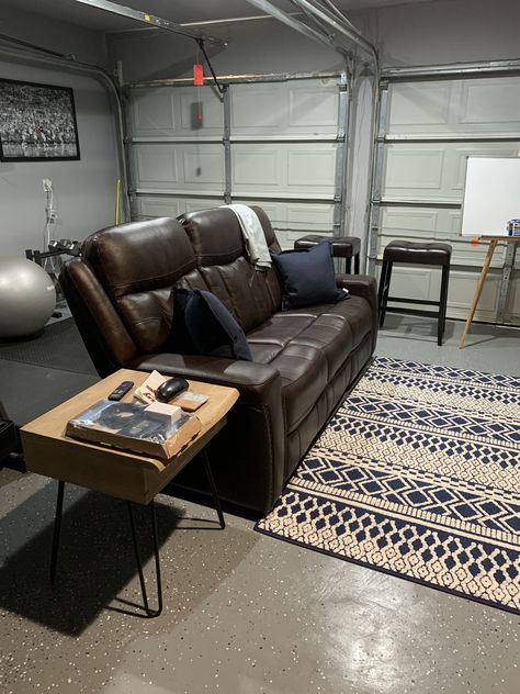 Simply Organized, Garage Room, Staging, Garage, Couch, Furniture, Home Decor, Home Décor