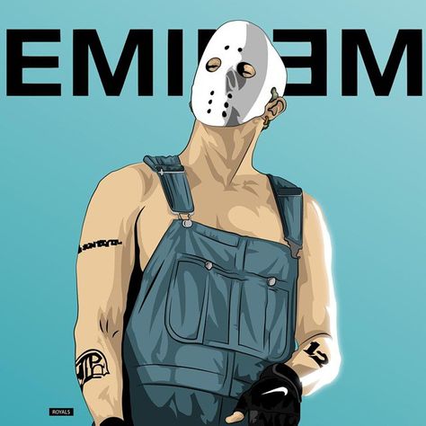 EMINEM! | #Eminem #aftermath #art #illustration Eminem Pfp, Eminem M&m, Eminem Tattoo, Wolf With Red Eyes, Alex Tattoo, Monster Ink, The Slim Shady, Trap Art, Rap Art