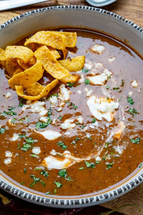 Mexican Style Black Bean Soup Closet Cooking, Breakfast And Brunch, Black Bean Soup, Savory Soups, Soup And Stew, God Mat, Soup And Sandwich, Easy Soups, Bean Soup