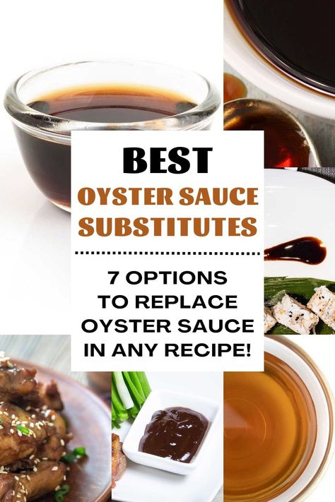 Looking for oyster sauce substitutes? Alternatives such as fish sauce, soy sauce, Worchestershire sauce, and others can successfully replace oyster sauce in any recipe. Read our complete guide for the 7 best options + a homemade oyster sauce recipe! via @savorandsavvy Oyster Sauce Substitute, Fish Sauce Substitute, Recipes With Oyster Sauce, Vegetarian Substitutes, Vegetarian Oyster Sauce, Asian Dish, Best Oysters, Teriyaki Tofu, Vegan Substitutes