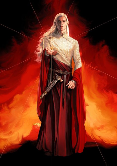 Uzuri Art, Lotr Elves, Long White Hair, Bd Art, Middle Earth Art, Lotr Art, Tolkien Art, Power Ring, Jrr Tolkien