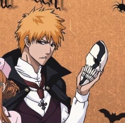 Halloween Pfps, Matching Stuff, Ichigo And Orihime, Helter Skelter, Halloween Matching, Discord Pfps, Duos Icons, Ichigo Kurosaki, Best Anime Couples