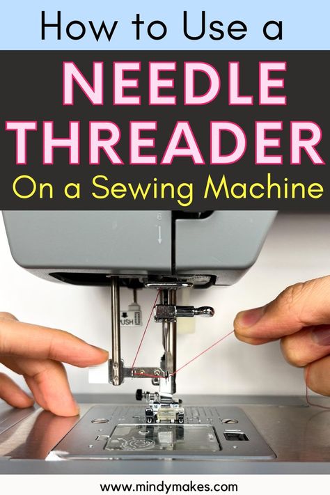 Brother Sewing Machine Tutorial, Thread A Sewing Machine, Sewing Machine Needle Threader, How To Thread, Janome Sewing Machine, Sewing Machine Repair, Sewing Machine Thread, Sewing Machine Needle, Brother Sewing Machines