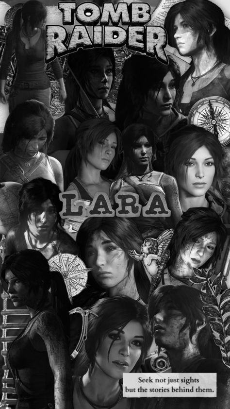 lara croft - tomb raider💓 #laracroft #tombraider #videogames #movies (idk if i regret doing it all black and white😭) Lara Croft Wallpaper, Tomb Raider Wallpaper, Lara Croft Game, Tomb Raider Game, Tomb Raider Lara Croft, Lara Croft Tomb, I Regret, Lara Croft, Tomb Raider