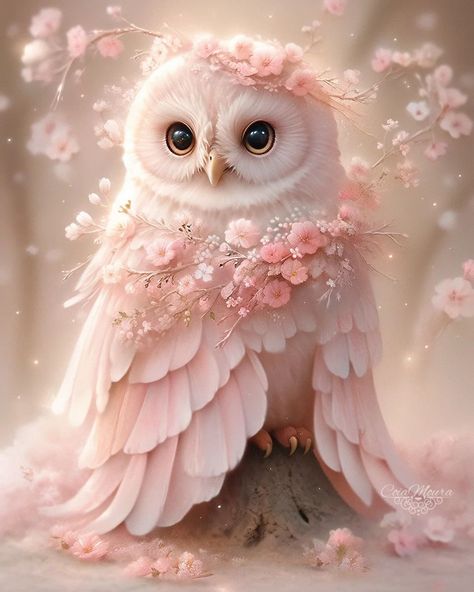 Coia Moura | Sweet Owls #asthetic #naturemagic #morningbliss #rainymoments #autumnfeels #magicinature #dewdrops #naturelovers  #followthejourney… | Instagram Cute Owl Art, Cute Pictures To Draw, Three Animals, January Wallpaper, Owl Cute, Cute Owls Wallpaper, Cartoon Trees, Owl Artwork, Mythical Creatures Fantasy