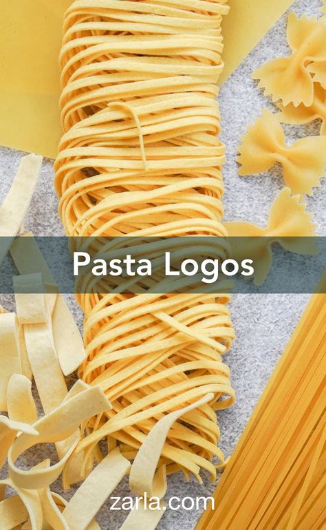 10 slurpy logos for your pasta business. Pasta Business, Pasta Delivery, Italian Restaurant Logos, Tasty Logo, Pasta Brands, Pasta Restaurants, Pizza Logo, Kitchen Logo, How To Make Logo