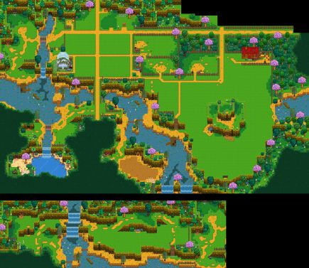 Stardew Immersive Farm Layout, Stardew Valley Immersive Farm 2 Remastered, Immersive Farm 2 Stardew Valley, Immersive Farm 2 Layout, Stardew Valley Immersive Farm Layout, Stardew Valley Immersive Farm, Stardew Mods, Sky Islands, Bullet Journal 2020