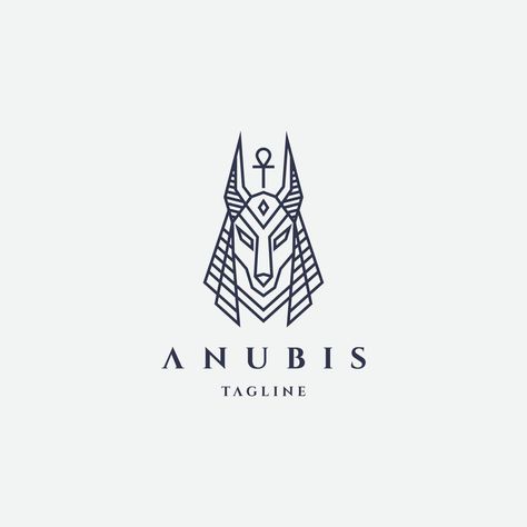 Anubis Logo, Simple Tattoo With Meaning, Coding Logo, Label Illustration, Egypt Concept Art, Anubis Tattoo, Cool Wrist Tattoos, Egypt Tattoo, Sacred Geometry Tattoo