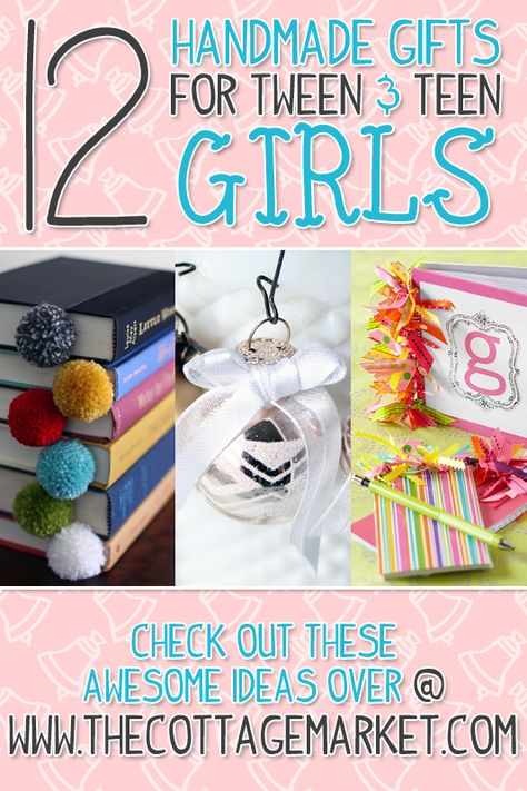 A Dozen Handmade Gifts for Tween: This is such a hard age to DIY for! So glad to have found this Pin! Girls Crafts, Couture Bb, Diy Crafts For Teen Girls, Diy Crafts For Teens, Cadeau Diy, Navidad Diy, Crafty Gifts, Diy Projects For Teens