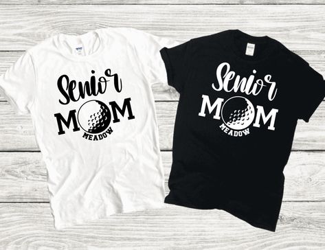 Golf Mom Shirts, Golf Mom, Trending Items, Senior Night, Golf T Shirts, Golf Gifts, White Vinyl, Unisex Shirts, Mom Shirts