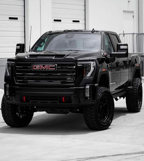 Lifted Denali Hd 2500, Gmc Black Truck, Black Gmc Truck Lifted, Nice Trucks Country, 2024 Trucks, Black Gmc Truck, Lifted Gmc Denali, Gmc Sierra Lifted, Gmc Trucks Lifted