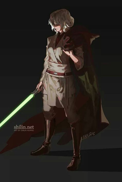 Star Wars Characters Poster, Female Jedi, Jedi Art, Grey Jedi, Star Wars Characters Pictures, Star Wars Concept Art, Star Wars Outfits, Star Wars Rpg, My Star