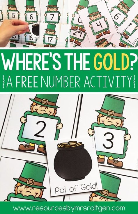 St Patricks Activities, March Themes, March Activities, St Patricks Day Crafts For Kids, St Patrick Day Activities, Teen Numbers, Spring Preschool, Pre K Activities, St Patrick's Day Crafts