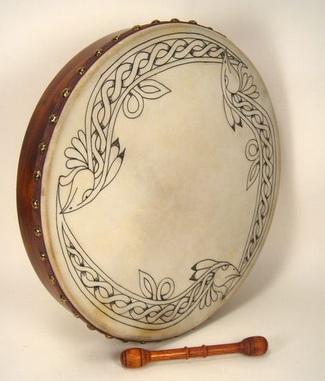 Bodhran Drum, Shaman Drum, Gourd Ideas, Celtic Music, Leather Crafting, Drum Lessons, Irish Music, Irish Eyes, Forest Bathing