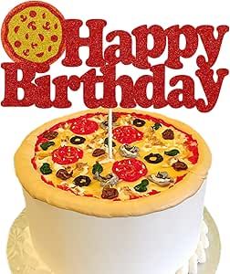 I Love Pizza, Food Pizza, Cake Supplies, Happy Birthday Baby, Italy Food, Pizza Pizza, Happy Birthday Cake, Decorator Icing, Happy Birthday Cake Topper