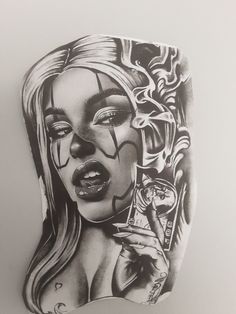 Tattoos Of Girls, Face Portrait Tattoo, Face Portrait, Women Face, Tattoos For Men, Girl Face, Woman Face, Girl Tattoos, Tattoos For Guys