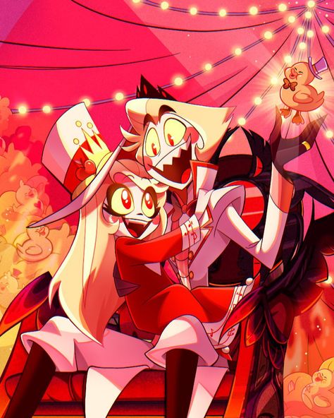 Lucifer And Charlie, Hazbin Hotel Charlie, Hotel Trivago, Monster Hotel, Lucifer Morningstar, Vivziepop Hazbin Hotel, Hotel Guest, Morning Star, Happy Father's Day