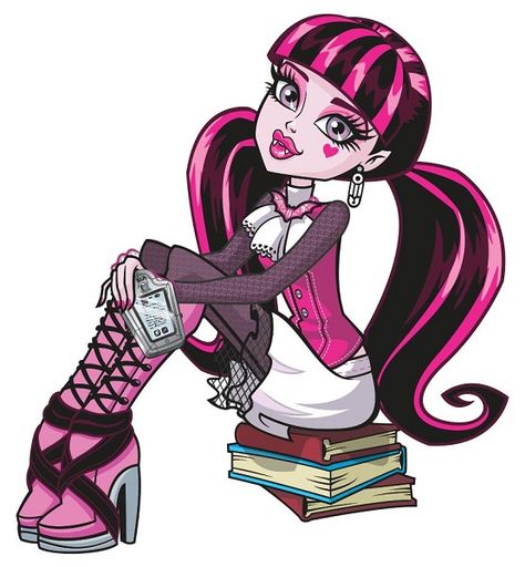 Draculaura - Monster High Wiki Monster High Wiki, Arte Monster High, Monster High Pictures, Moster High, Catty Noir, Monster High Art, Monster High Characters, Monster High Doll, High Art