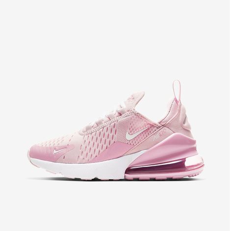 Nike 270, Pink Nike Shoes, Trendy Shoes Sneakers, Nike Shoes Air Max, Cute Nike Shoes, Pink Nike, Cute Nikes, Pink Nikes, Nike Air Max 270