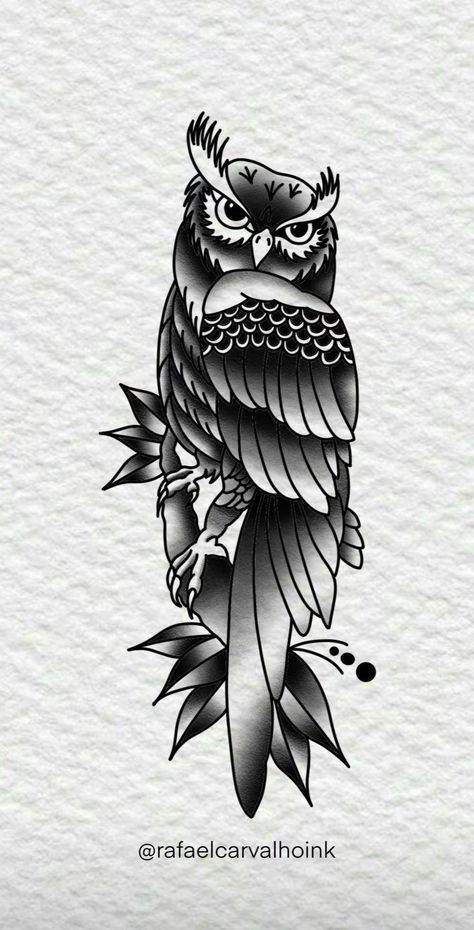 78 Minimalist Tattoos That Will Encourage You To Get Inked Check more at https://howcandothis.com/manstyle/78-minimalist-tattoos-that-will-encourage-you-to-get-inked-38/ American Traditional Owl Tattoo Design, Old School Tattoo Animal, Traditional Owl Tattoo Design, American Traditional Owl Tattoo, Old School Animal Tattoo, Traditional Cover Up Tattoo, Traditional Vulture Tattoo, Traditional Owl Tattoo, Traditional Owl Tattoos