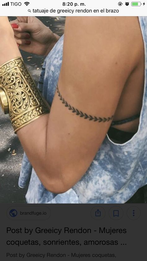 Tattoos Pulseras, Arm Cuff Tattoo, Thigh Band Tattoo, Ankle Band Tattoo, Stripe Tattoo, Cuff Tattoo, Line Tattoo Ideas, Small Shoulder Tattoos, Armband Tattoos