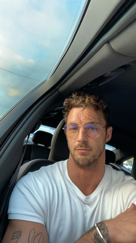 Christian Hogue on Twitter: "Just a passenger on this ride… " Faces Male, Man Glasses, Men Models, Guys Grooming, Stubble Beard, Good Morning People, Christian Hogue, Scruffy Men, Morning Morning