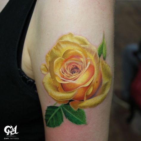 Yellow Roses Tattoo, Yellow Flower Tattoo, Yellow Rose Tattoo, Age Tattoo, Yellow Rose Tattoos, Skeleton Hand Tattoos, Skeleton Hand Tattoo, Disney Tattoo, Bad Tattoos