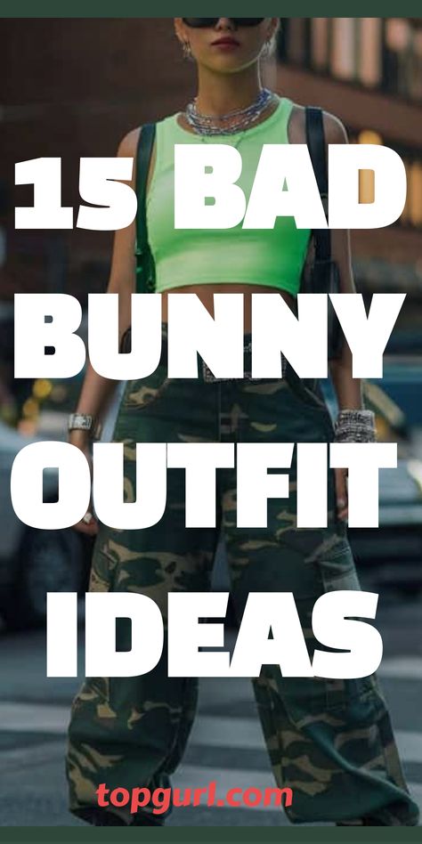 15 Bad Bunny-Inspired Outfit Ideas for Ladies Who Like It Spicy. Reggaeton Outfit, Colorful Windbreaker, White Platform Sneakers, Blue Jeans Crafts, Bold Statements, Bunny Outfit, Jean Crafts, Aesthetic Outfit Ideas, Black Combat Boots