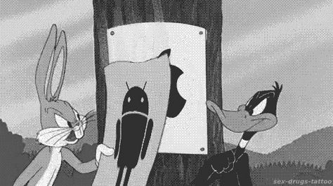 bugs bunny and daffy duck gif Animiertes Gif, Chuck Jones, Looney Tunes Cartoons, Super Smash Brothers, Daffy Duck, Photos Tumblr, I Phone, Bugs Bunny, Super Smash Bros