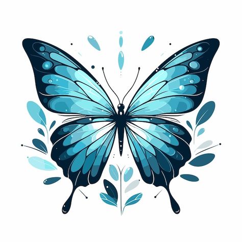 Ilustración de vector de hermosa maripos... | Premium Vector #Freepik #vector #volar #naturaleza #color #fondo Butterfly Drawing With Color, Black Butterflies Aesthetic, Drawing Of A Butterfly, Beautiful Butterfly Images, Colorful Butterflies Art, Bow Wallpaper Iphone, Vector Butterfly, Butterfly Vector, Cartoon Butterfly