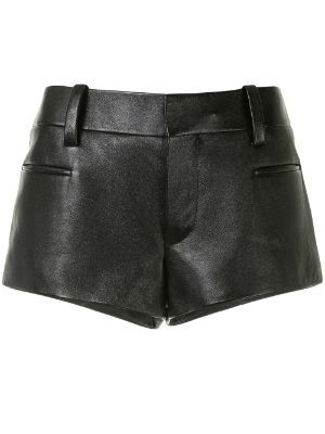 Black Leather Shorts, Daily Outfit Inspiration, Fashion Journals, Shorts For Women, Designer Shorts, Kpop Fashion Outfits, Clothing Hacks, Mini Shorts, Short Shorts