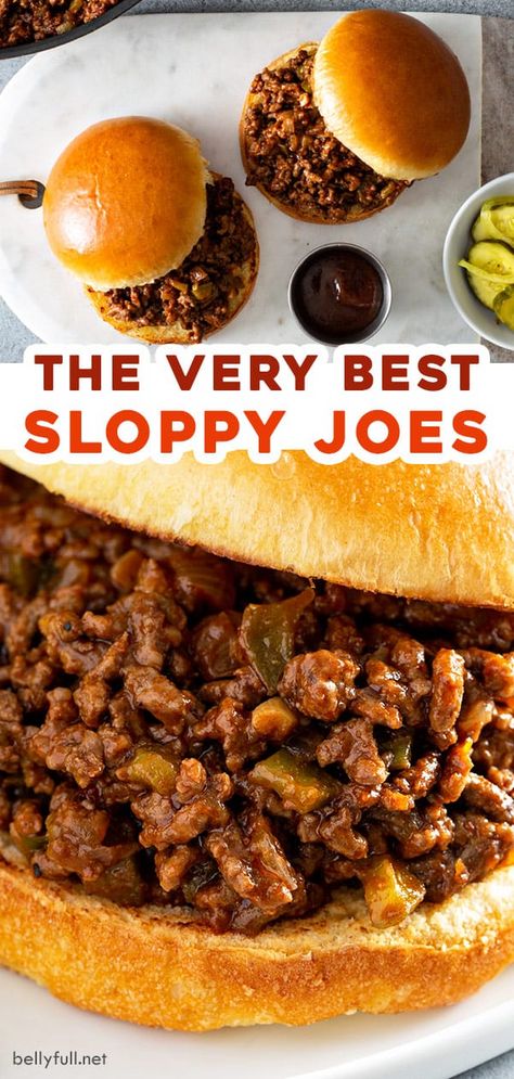 Best Sloppy Joe Recipe, Homemade Sloppy Joe Sauce, Sloppy Joe Recipe Easy, Homemade Sloppy Joe Recipe, Sloppy Joe Recipe, Sloppy Joes Easy, Loose Meat Sandwiches, Homemade Sloppy Joes, Joe Recipe