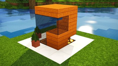 The smallest SURVIVAL HOUSE is 2x2 in which there is EVERYTHING! - YouTube Minecraft Stream, Minecraft Building Blueprints, Minecraft Starter House, Modern Minecraft Houses, Survival House, Minecraft Tutorials, Starter House, Minecraft Banner Designs, Easy Minecraft Houses