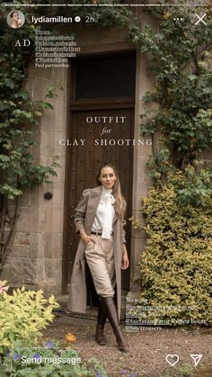 English Country Fashion, Lydia Millen, British Country Style, Jet Set Style, Fall Boots Outfit, Countryside Style, Equestrian Chic, Horse Fashion, Country Style Outfits