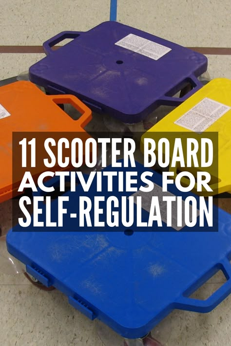 Scooter Board Activities, Sensory Integration Activities, Proprioceptive Activities, Pediatric Pt, Occupational Therapy Kids, Sensory Therapy, Pediatric Physical Therapy, Sensory Motor, Occupational Therapy Activities