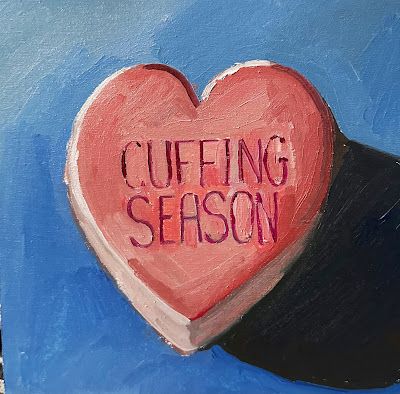 Cuffing Season | ERIKA LEE SEARS Cuffing Season, New Mommy, Sketchbook Ideas, Art Diy, Vinegar, Sketch Book, Paint, Collage, Quotes