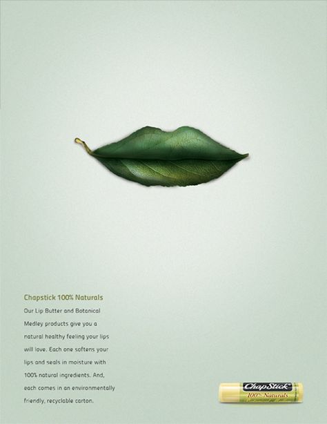 Lip Balm Ads, Creative Ads, Photography Design, Print Ads, Paper Design, Lip Balm, All Natural, Beautiful Design, The Balm