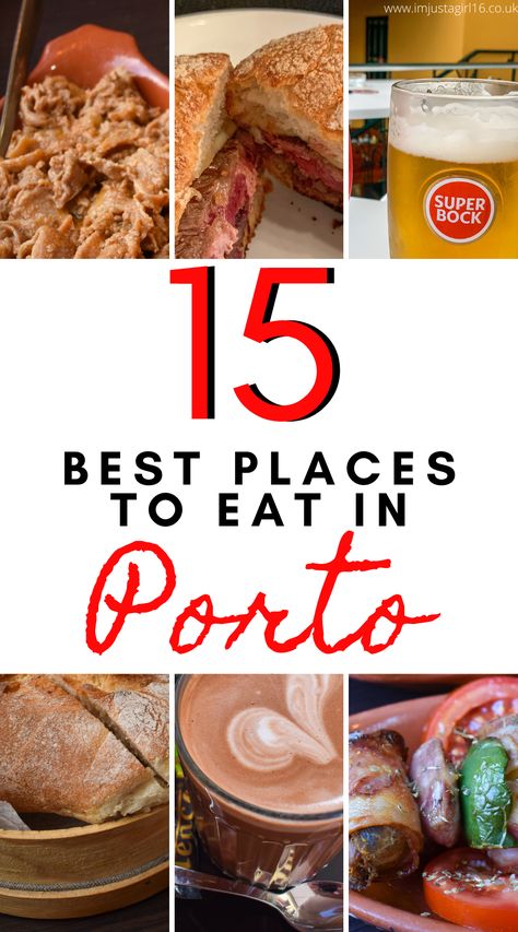 Best Restaurants In Porto Portugal, Where To Eat In Porto, Porto Restaurants, Food In Europe, Porto Food, Super Bock, Porto Portugal Travel, Portugal Food, Porto Travel