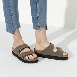 Vegan | shop online at BIRKENSTOCK Platform Birkenstock, Mocha Birkenstock, Mens Blundstone, Blundstone Mens, Georgia Boots, Mens Skechers, Athleisure Casual, Mens Uggs, Timberlands Women